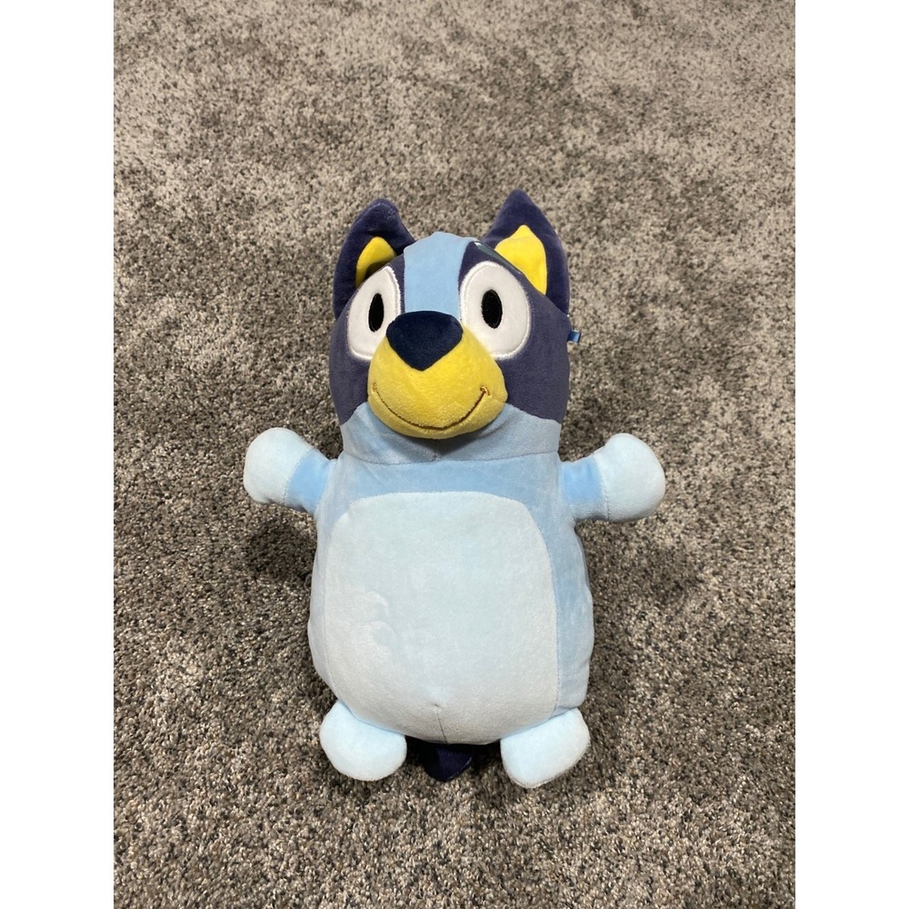 Bluey Squishmallows HugMees Plush Jazwares Blue Dog Stuffed Animal 10 Inch